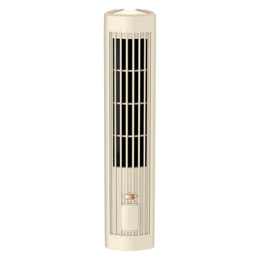 USB Rechargeable Bladeless Tower Fan – Slim & Silent - InspiredGrabs.com